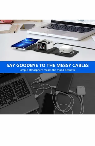 3 In 1 MagSafe Magnetic Foldable Wireless
Charger For IPhone 16 To 12 Series